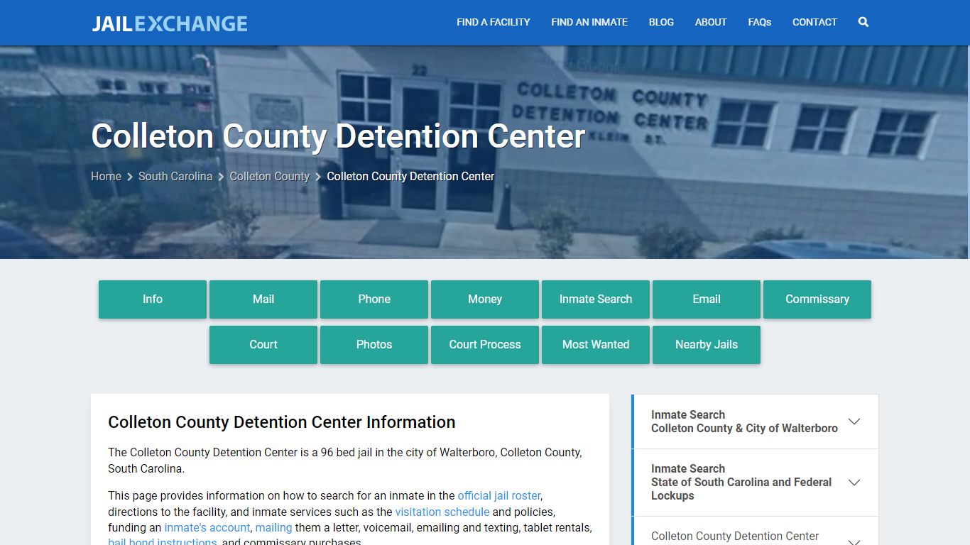 Colleton County Detention Center - Jail Exchange